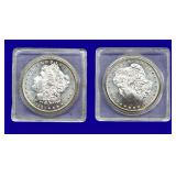 1880-S Morgan Silver Dollars