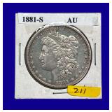 1881-S Morgan Silver Dollar