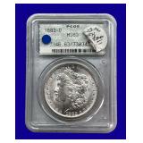 1883-O Morgan Silver Dollar PCGS MS63