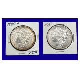 1885-P Morgan Silver Dollars