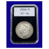 1886-S Morgan Silver Dollar