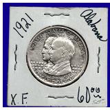1921 Alabama Silver Half Dollar