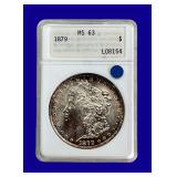 1879-P Morgan Silver Dollar ANA MS63