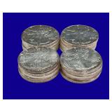 Silver Eagle Coins, qty-20