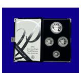 US Mint 2002 "American Eagle" Platinum Coin Set