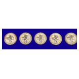 5 Ounces of Silver Rounds