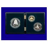 US Mint 1995 "Civil War Battlefield Comm" Gold & Silver Coin Set