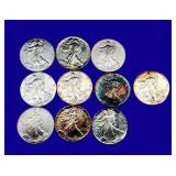 Silver Eagle Coins, qty-10