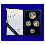 US Mint 2002-W American Eagle Gold Bullion Coins Proof Set