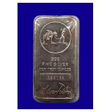 10 Ounce Silver Towne Silver Bar
