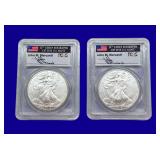2013 Silver Eagle PCGS MS69