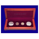 US Mint 1996 "Smithsoinian Institution 150th Ann Comm" Gold & Silver Coin Set