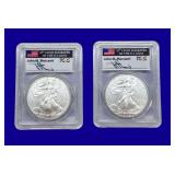 2013 Silver Eagle PCGS MS69