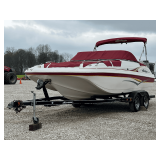 2005 Godfrey Marine Hurricane SD 187 and Rolco Trailers Boat Trailer
