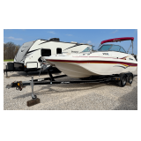 2005 Godfrey Marine Hurricane SD 187 and Rolco Trailers Boat Trailer