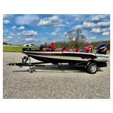 2009 Ranger 178VS Bass Boat with Trailer (24.6 Hrs on Engine)