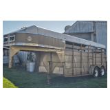 2007 Ponderosa Gooseneck Livestock Trailer