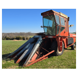 New Idea 708 Super Chopper Uni-System with 767 Chopper, 763 3R30 Corn Head, Hay Head