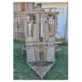 Livestock Chute on Transport Wheels