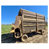 Papec Silage Wagon on Central Tractor 10-Ton Running Gear