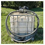 Liquid Shuttle Tank with Gas Powered Pump