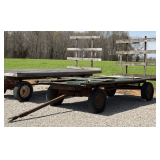 Flatbed Hay Wagon on Camco 6 Ton Running Gear