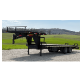 2015 Lawrimore Gooseneck Flatbed Trailer