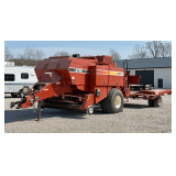 2002 Hesston 4790 Large Square Hay Baler with Hesston 4925 Accumulator