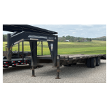 2000 Titan Gooseneck Flatbed Trailer