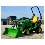 2022 John Deere 1025R 4x4 Tractor with Loader