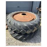 15.5x38 Tires 9-Hole Pressed Steel Rims