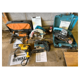 Makita, Dewalt, Ridgid Electric Power Tools