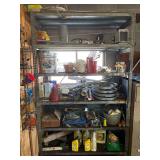 Heavy Galvanized Shelf System & Contents