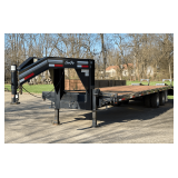 2011 CornPro 24+5 GN Tandem Axle Flatbed Trailer