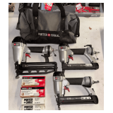 Porter Cable Pneumatic Nail Gun Set with Accessories