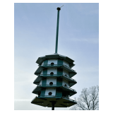 Martin Bird House on Pole