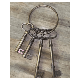 Brass Key Ring & Keys