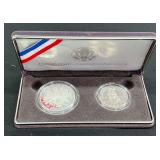 US Mint 1989 'Congressional' 2-Coin Silver Set