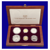 US Mint 1992 'Olympic Coins' Gold & Silver Coin Set