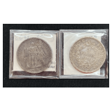 1873 France 5 Francs Coins