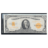 1922 $10 Gold Coin Note