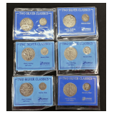 Silver Walking Liberty Half Dollar & Mercury Dime Sets