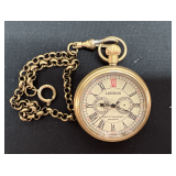 London Pocket Watch with Period Chain