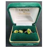 10K Gold Women's Ring & Earrings