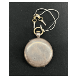 American Watch Co. with Coin Silver Case & Original Keys