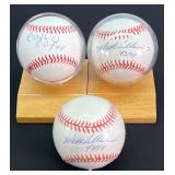 Walter Williams & Unknown Autographed Baseballs