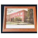 Eggleston School Madison Ind. Framed Print