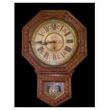 Early Oak 'Drink Coca-Cola 5-Cent' Advertising Wall Clock