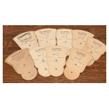 Vintage Madison IN Advertising Fans