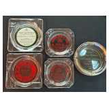 Madison IN Glass Ash Trays